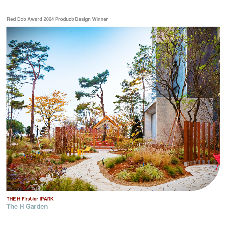 RED DOW AWARD 2024 PRODUCT DESIGN WINNER THE H FIRSTIER IPARK THE H Gargen